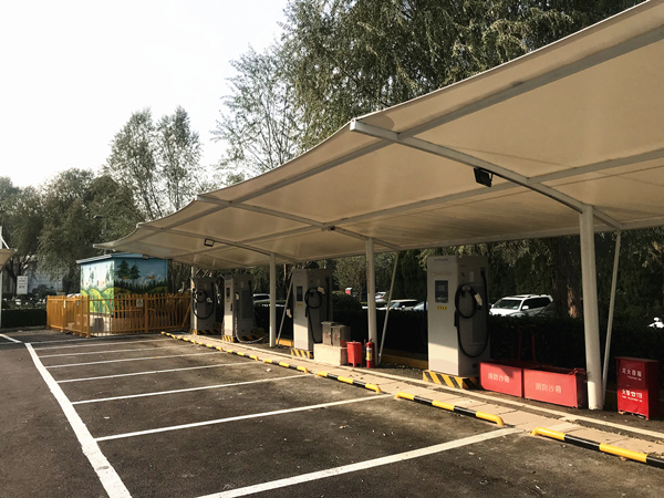 济南奥体中心P3P4停车场直流充电站项目